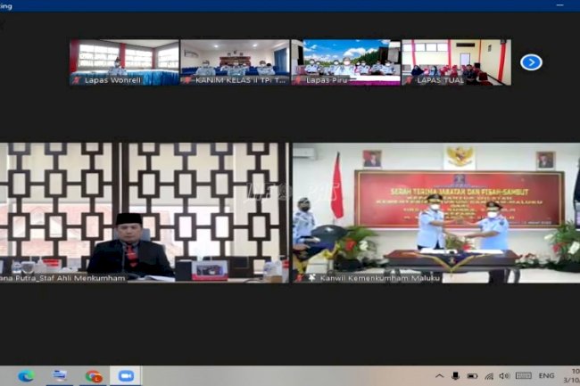Sertijab Kakanwil Maluku, Ini Harapan Kepala UPT Pemasyarakatan Maluku