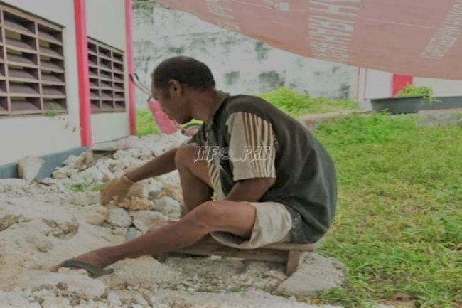 WBP Lansia Lapas Tual Tetap Produktif Ikuti Program Kemandirian