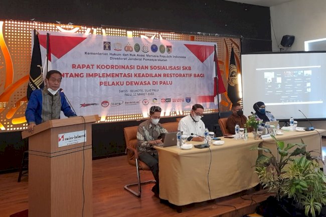 Atasi Overcrowded, Kanwil Kemenkumham Sulteng-APH Sinergikan Restorative Justice Narapidana