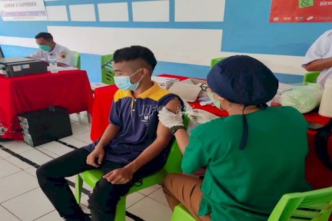 Ratusan WBP & Petugas Lapas Jalani Vaksinasi Dosis I, II, dan III 