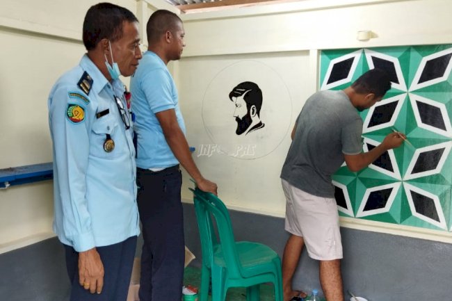 Benahi Barbershop Mini, Kreativitas WBP Lapas Wonreli Tersalurkan