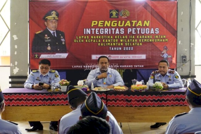 LPN Karang Intan Kedatangan Kakanwil & Kadivpas Kalsel, Ini Arahan Keduanya
