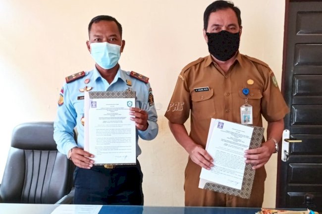 Lapas Sampit-BLK Kotim Sepakati PKS Pembinaan Kemandirian WBP