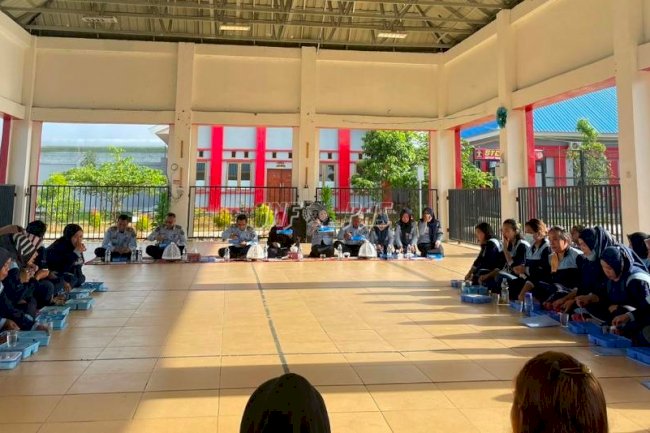 WBP LPP Kendari Sarapan Ompreng Bareng Kadivmin