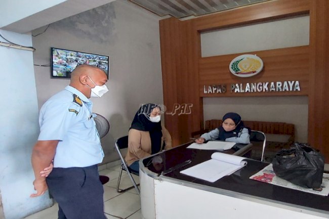 Verifikasi Data Lapangan, Lapas Palangka Raya Sambut Kunjungan Bidang HAM Kanwil Kalteng