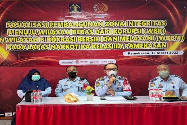 Demi Raih WBK/WBBM, Kalapas Narkotika Pamekasan Perkuat Tim ZI