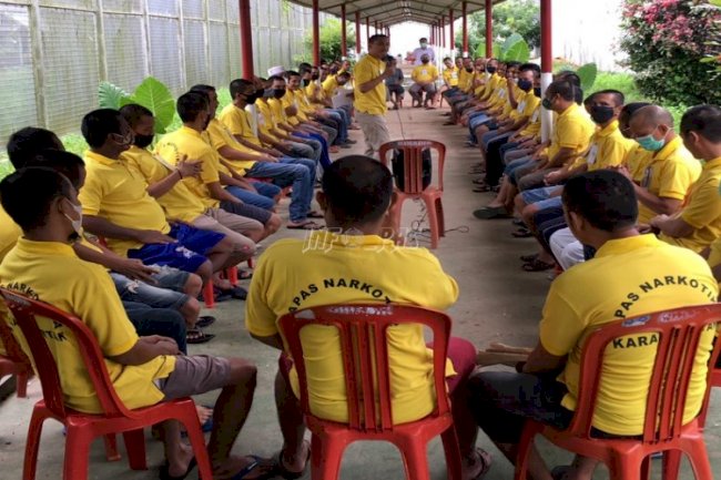 Morning Meeting, Residen Rehabilitasi LPN Karang Intan Lebih Percaya Diri