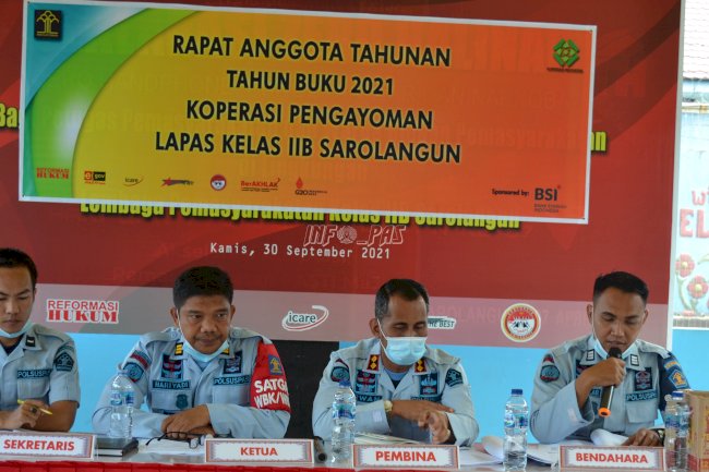 Koperasi Lapas Sarolangun Pertahankan Bunga Pinjaman 0 Persen
