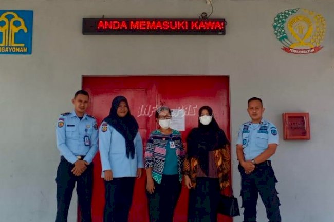 Kedatangan P2HAM Kanwil Maluku, Rutan Masohi Penuhi Pelayanan Berbasis HAM