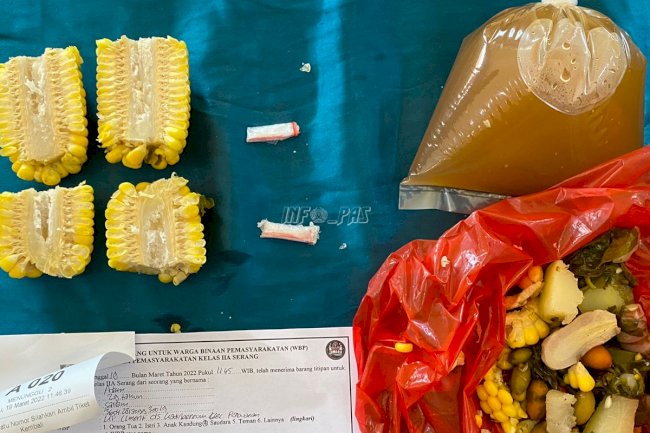 Sabu dalam Sayur Asem Gagal Masuk Lapas Serang