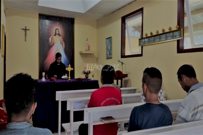 WBP Ikuti Pembinaan Kerohanian Kristen