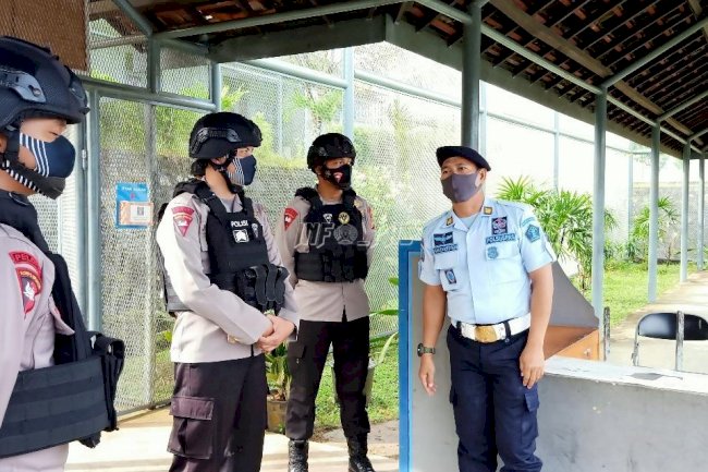 Jamin Keamanan, Lapas Tanjungpandan Tingkatkan Sinergi dengan Polsek Badau