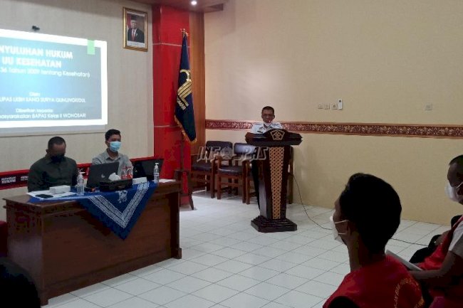 Perkuat Kesadaran Klien, Bapas Wonosari Gelar Penyuluhan Hukum