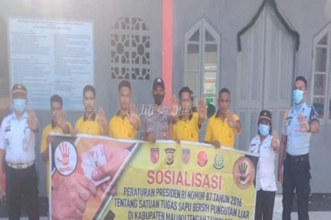 Lapas Wahai-Polsek Wahai Sosialisasikan Siber Pungli