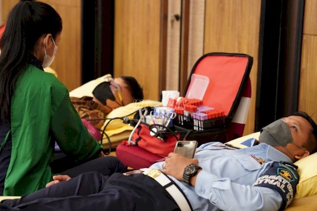 Donor Darah, Semangat Kemanusiaan Menyambut 58 Tahun Pemasyarakatan