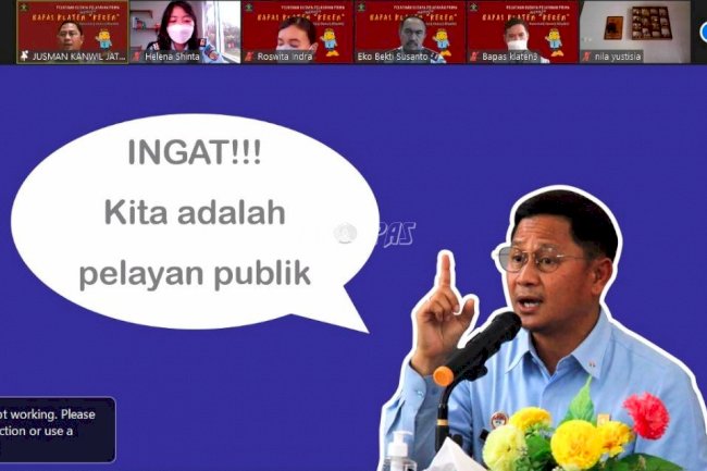 Sadari Pentingnya Pelayanan Prima, Bapas Klaten Hadirkan Kadivmin Jateng Jadi Narasumber