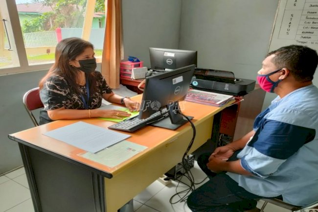 Klien Jalani Wajib Lapor, Ini Pesan APK Bapas Ambon