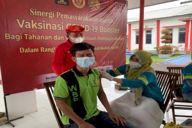 UPT Pemasyarakatan Dukung Percepatan Program Vaksinasi 