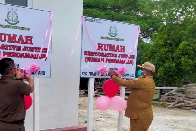 Sinergi dengan Kejari, UPT Pemasyarakatan Hadiri Launching Rumah Restorative Justice
