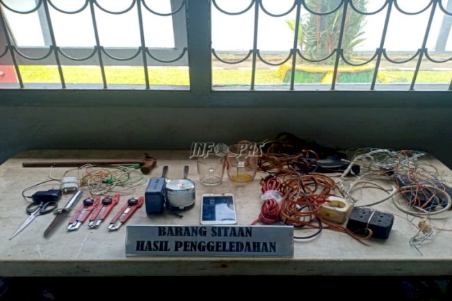 Penggeledahan Blok Hunian WBP Cegah Gangguan Kamtib