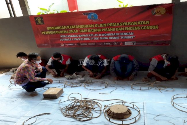 Bapas Wonosari Kembali Bimbing Klien dalam Pelatihan Kemandirian