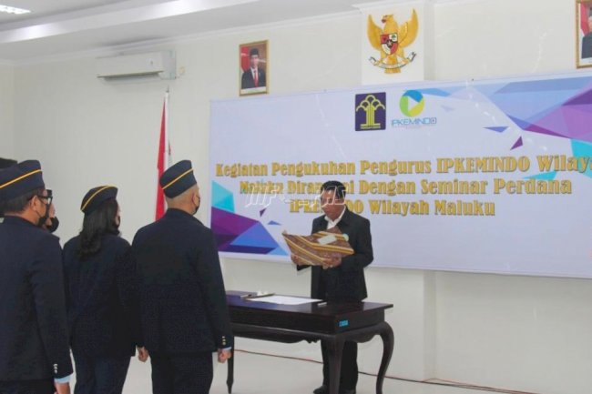 IPKEMINDO Maluku Resmi Dikukuhkan, Kakanwil Beri Pesan Ini