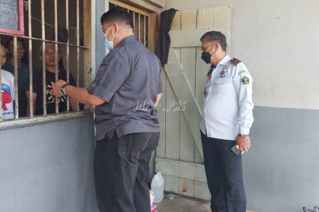 Kadivpas Babel Monitoring P4GN di Lapas Tanjungpandan, Ini Hasilnya