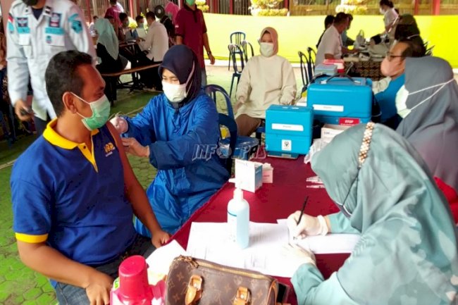 Gandeng BIN & Dinkes, WBP & Petugas Pemasyarakatan Divaksin Booster