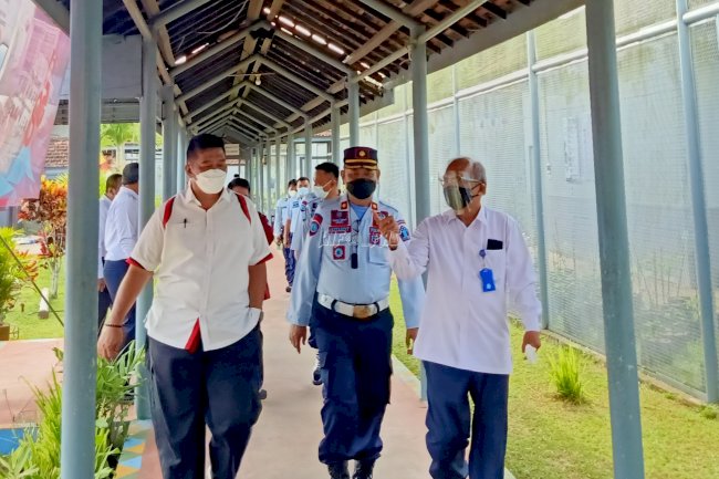 Kakanwil Babel Tinjau Blok Hunian & Pelayanan Publik Lapas Tanjungpandan