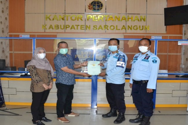 Sah, Tanah Bangunan Lapas Sarolangun Kantongi Legalitas SHP dari BPN
