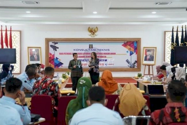 Practice Makes Perfect, Ditjenpas-Kanwil Kemenkumham Banten Perkuat Kompetensi Penyampaian Informasi