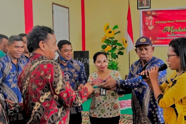 Suasana Haru Selimuti Purnabakti Petugas Lapas Tual
