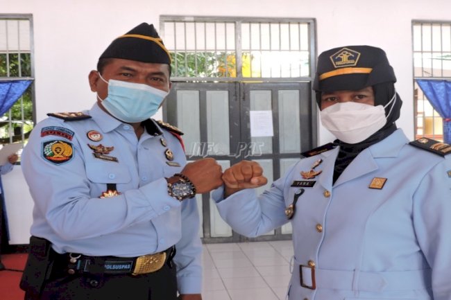 Lantik Pejabat Baru, Ini Pesan Plt. Kalapas Ambon