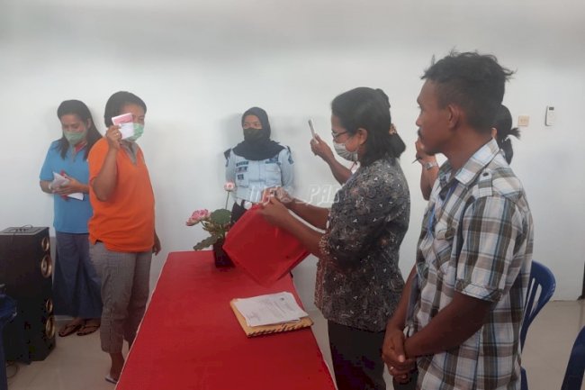 LPP Ambon Fasilitasi WBP Ikuti Pemilihan Kepala Desa Negeri Lama