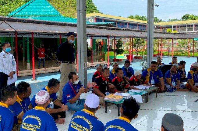 90 WBP Lapas Narkotika Samarinda Ikuti Rehabilitasi Plus