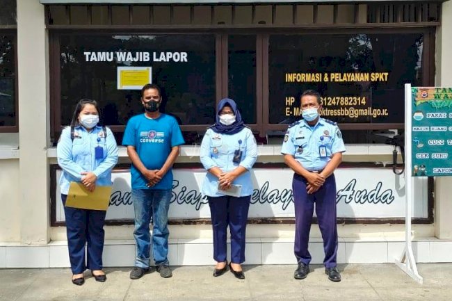 Plt. Kabapas Ambon Perkenalkan Bapas ke Polres Seram Bagian Barat