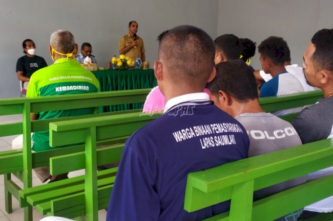 Kedatangan Dinas Pertanian Kep.Tanibar, Lapas Saumlaki Fasilitasi Sosialisasi Pertanian