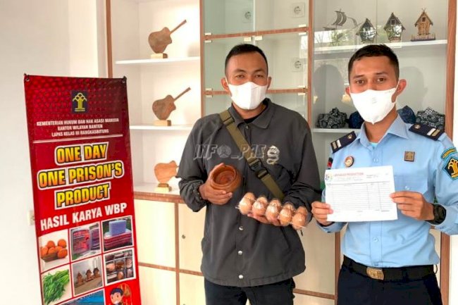 UPT Pemasyarakatan Tuai Hasil Positif One Day One Prison’s Product