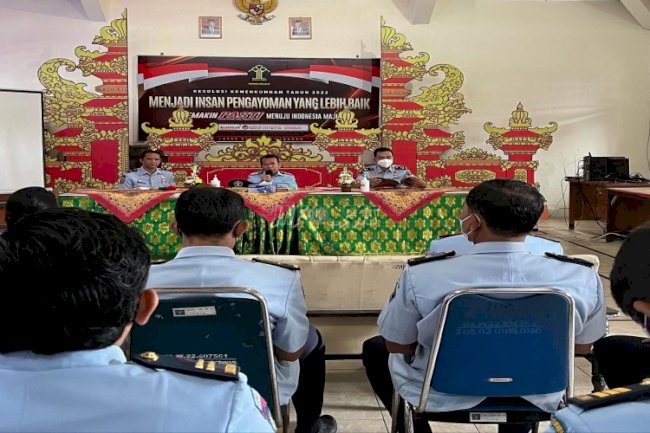 Sambangi Lapas Tabanan, Ini Pesan Kakanwil & Kadivpas Bali