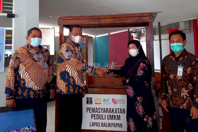Kepedulian Pemasyarakatan Salurkan Bantuan Disambut Baik Para Pelaku UMKM