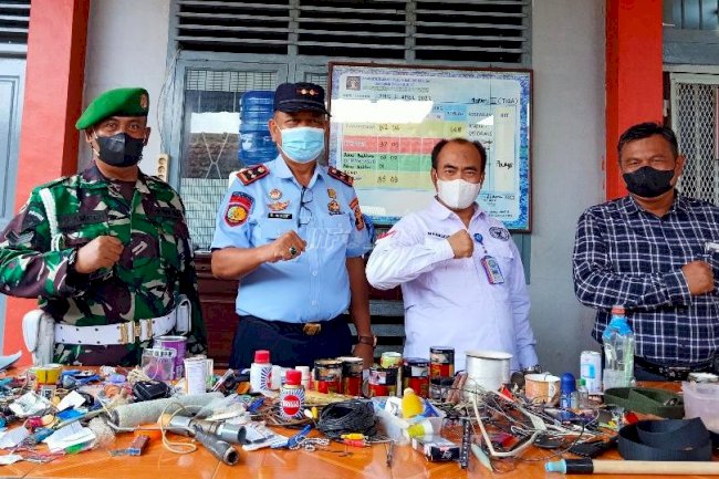 Tim Gabungan Sisir Blok Hunian Lapas Tanjungpandan