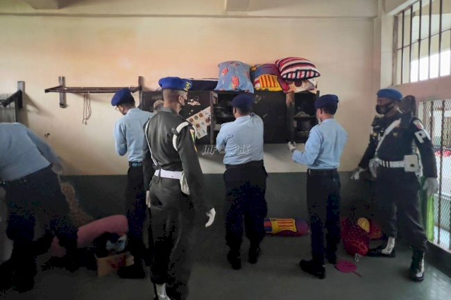 Pemasyarakatan Bersih-Bersih, Petugas Gabungan Amankan Sejumlah Barang dari WBP