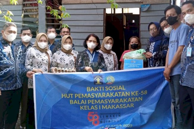 Pemasyarakatan Bergandengan Tangan Salurkan Bantuan Melalui Bakti Sosial