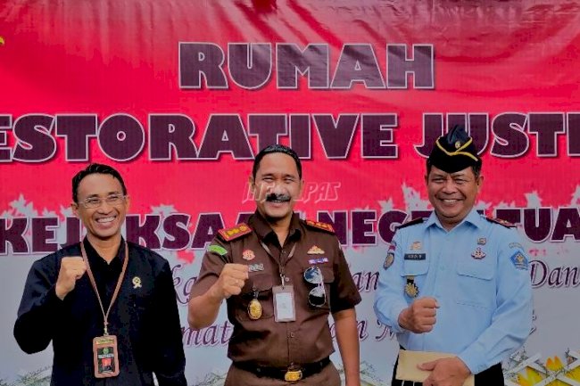 Lapas Tual Turut Serta dalam Penyelesaian Pelanggaran Hukum pada Rumah Restorative Justice