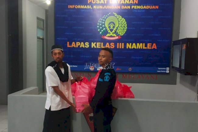 WBP Lapas Namlea Nikmati Menu Berbuka dari Majelis Hadyunnabi Wal Itrah