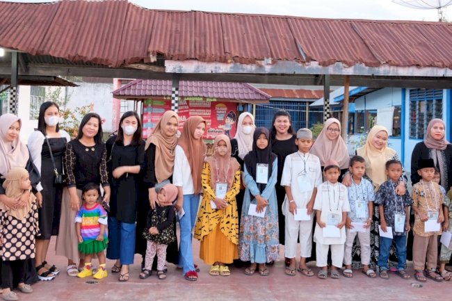 Keluarga Besar Lapas Labuhan Bilik Santuni Anak yatim