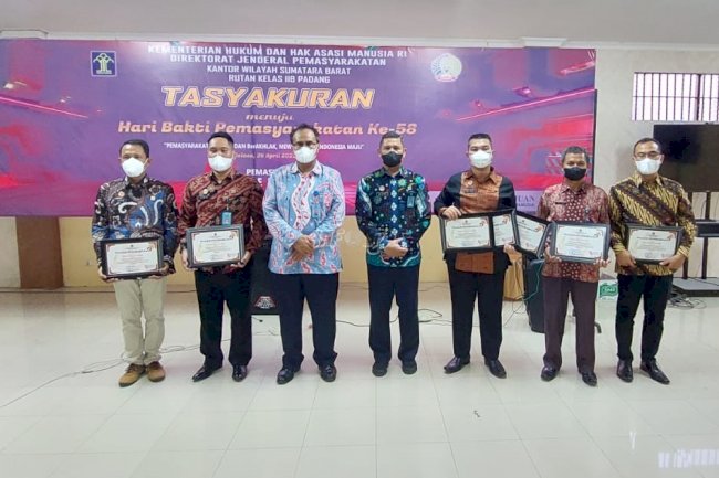 2 Tahun Berturut-Turut, Lapas Padang Raih Terbaik I Pemberitaan Positif se-Sumbar 