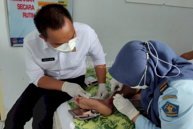 WBP Terluka, Petugas Kesehatan Rutan Masohi Sigap Ambil Tindakan Medis