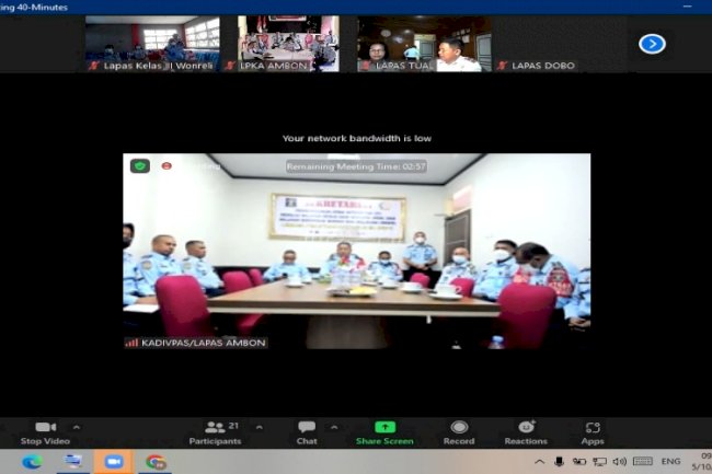 UPT Pemasyarakatan Maluku Siap Optimalkan Tusi Pasca Ramadan