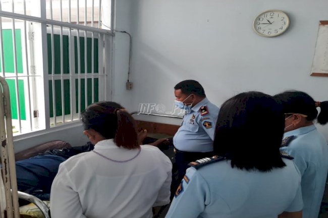 Tengok WBP Sakit, Karutan Ambon Tegaskan Pentingnya Penanganan Kesehatan